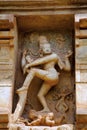 Nataraja dancing with Kali and Bhringi, niche on the southern wall of the mukhamandapa, Brihadisvara Temple, Gangaikondacholapuram