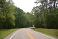 Natchez Trace Parkway Roadway Tennessee Royalty Free Stock Photo