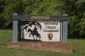 Natchez Trace Sign, MS Royalty Free Stock Photo