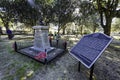 Nathan Bedford Forrest memorial in Live Oak Cemetery