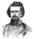 Nathan Bedford Forrest vintage illustration