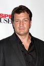 Nathan Fillion arrives at the