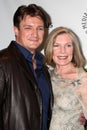 Nathan Fillion, Susan Sullivan Royalty Free Stock Photo