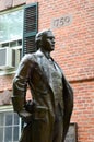 Nathan Hale Statue in Yale Royalty Free Stock Photo