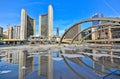 Nathan Phillips Square and City Hall in Toronto Royalty Free Stock Photo