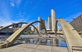 Nathan Phillips Square and City Hall in Toronto Royalty Free Stock Photo