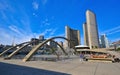 Nathan Phillips Square and City Hall in Toronto Royalty Free Stock Photo