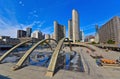 Nathan Phillips Square and City Hall in Toronto Royalty Free Stock Photo
