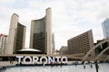 Nathan Phillips Square - Toronto - Canada Royalty Free Stock Photo