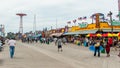 The Nathan's original restaurant at Coney Island, New York.