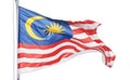 The natiaonal flag malaysia Royalty Free Stock Photo