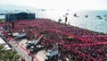 The Nation Alliance held a rally in Gundogdu Square in Izmir, Turkey on 30.04.2023 Royalty Free Stock Photo