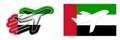 Nation flag - Airplane - United Arab Emirates