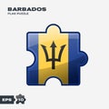 Barbados State Flag Puzzle