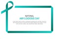 National Amyloidosis Day background