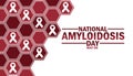 National Amyloidosis Day, background