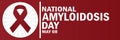 National Amyloidosis Day