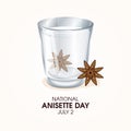 National Anisette Day vector