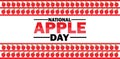 National apple day Vector illustration