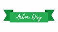 Arbor day banner, Arbor day Vector Illustration Royalty Free Stock Photo