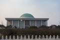 The National Assembly of the Republic of Korea around Yeouido during winter evening at Yeongdeungpo , Seoul South Korea : 5 Royalty Free Stock Photo