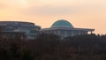 The National Assembly of the Republic of Korea around Yeouido during winter evening at Yeongdeungpo , Seoul South Korea : 5 Royalty Free Stock Photo