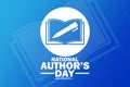 National Author\'s Day Royalty Free Stock Photo