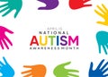 National autism awareness month