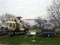 National Aviation Museum - helicopters Royalty Free Stock Photo