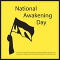 National Awakening Day. Royalty Free Stock Photo