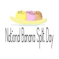 National Banana Split Day, fruit dessert with three scoops of ice cream