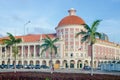 The National Bank of Angola or Banco de Nacional de Angolawith colonial architecture in capital Luanda, Angola, Africa