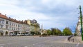 The National Bank Palace - Arad county - Romania Royalty Free Stock Photo