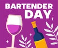 National Bartender Day for all bartenders Royalty Free Stock Photo