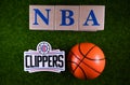 National Basketball Association Club Emblems Royalty Free Stock Photo