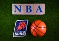 National Basketball Association Club Emblems Royalty Free Stock Photo