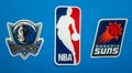 National Basketball Association Club Emblems Royalty Free Stock Photo