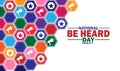 National Be Heard Day