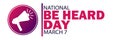 National Be Heard Day Vector Template Design Illustration