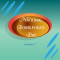 National Bobble Head Day Sign