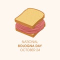 National Bologna Day vector