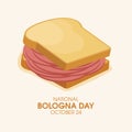 National Bologna Day vector