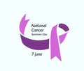 National Cancer Survivors Day. Vector illustration