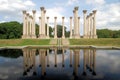 National Capitol Columns reflected
