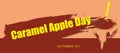 National Caramel Apple Day Royalty Free Stock Photo