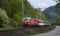 National carrier of Slovak Railways - locomotive Siemens Royalty Free Stock Photo