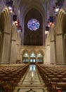 The National Cathedral interior Royalty Free Stock Photo