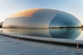 National Centre for the Performing Arts winter morning. Beijing. Royalty Free Stock Photo