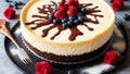 National Cheesecake Day A Creamy Delight.AI Generated