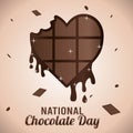 National Chocolate Day Vector Illustration